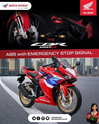 Tingkatkan Keamanan Berkendara, Astra Motor Imam Bonjol Unggulkan Fitur ABS & ESS pada Honda CBR150R